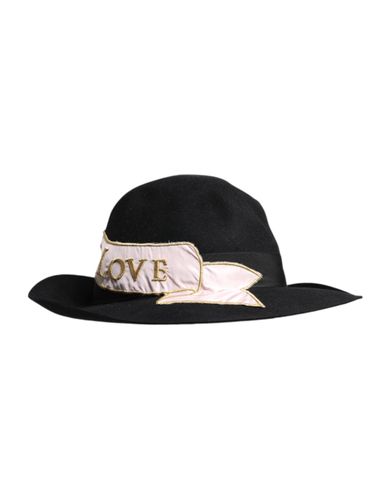 Logo Embroidered Women Wide Brim Women's Hat - Dolce & Gabbana - Modalova