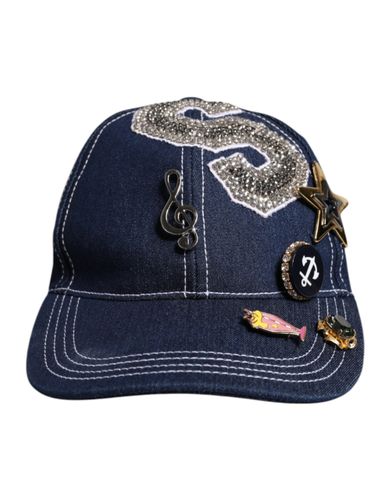 Crystal Embellishment Baseball Women's Cap - Dolce & Gabbana - Modalova