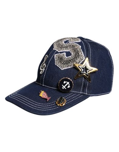 Crystal Embellishment Baseball Women's Cap - Dolce & Gabbana - Modalova