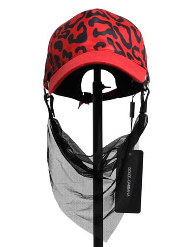 Red Cotton 6 Panels Women Baseball Women's Cap - Dolce & Gabbana - Modalova