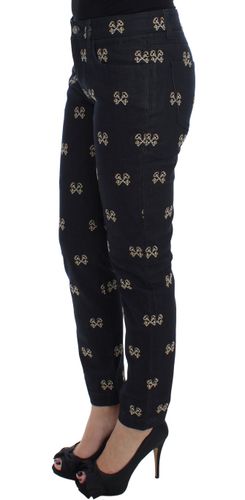 Key Embroidered Slim Fit KATE Women's Jeans - Dolce & Gabbana - Modalova