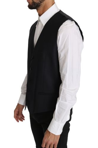 Wool Silk Waistcoat Men's Vest - Dolce & Gabbana - Modalova