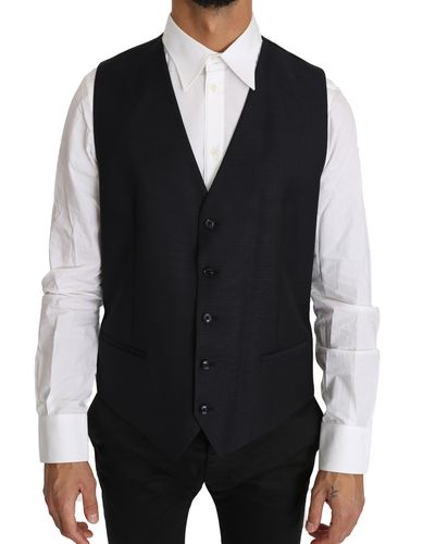 Wool Silk Waistcoat Men's Vest - Dolce & Gabbana - Modalova
