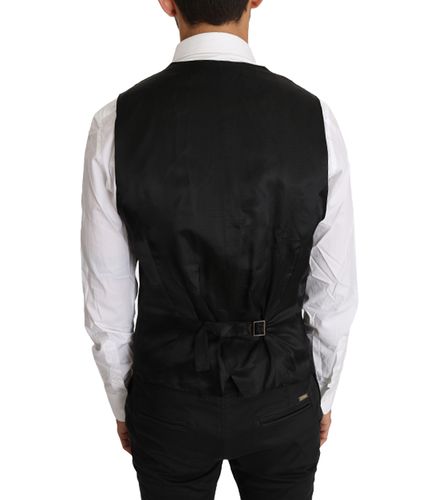 Solid 100% Wool Waistcoat Men's Vest - Dolce & Gabbana - Modalova