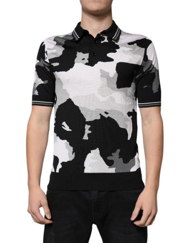 Camouflage Collared Polo Men's T-shirt - Dolce & Gabbana - Modalova