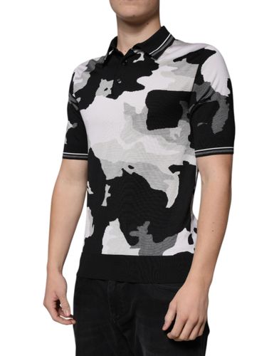 Camouflage Collared Polo Men's T-shirt - Dolce & Gabbana - Modalova