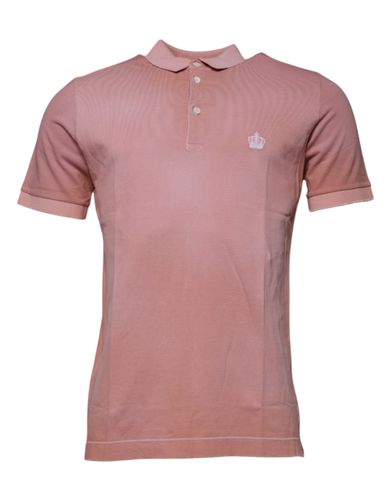 Crown Collared Short Sleeve Polo Men's T-shirt (Pre-Owned) - Dolce & Gabbana - Modalova