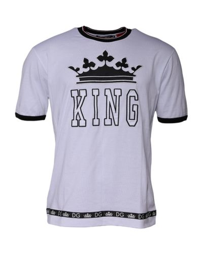 Jersey Crew Neck Short Sleeves Men's T-shirt - Dolce & Gabbana - Modalova
