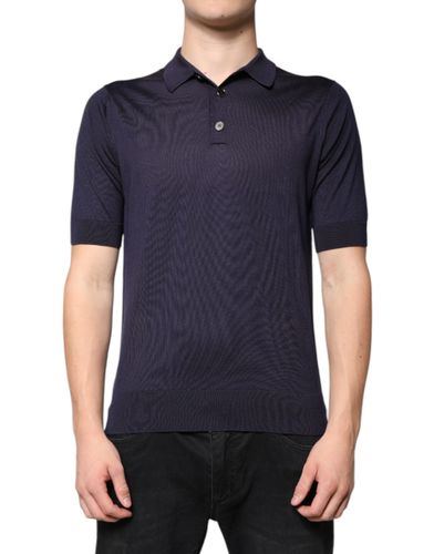 Silk Collared Short Sleeves Polo Men's T-shirt (Pre-Owned) - Dolce & Gabbana - Modalova