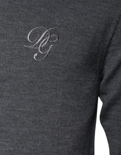 Wool Logo Turtleneck Pullover Men's Sweater (Pre-Owned) - Dolce & Gabbana - Modalova