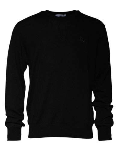 Logo Wool Crew Neck Pullover Men's Sweater (Pre-Owned) - Dolce & Gabbana - Modalova