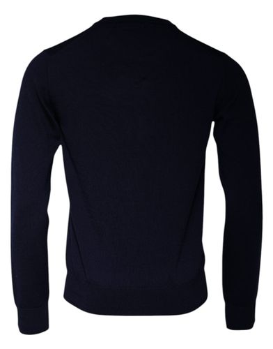 DG Logo Wool Crew Neck Pullover Men's Sweater (Pre-Owned) - Dolce & Gabbana - Modalova
