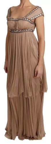 Silk Sleeveless Shift Maxi Women's Dress (Pre-Owned) - Dolce & Gabbana - Modalova