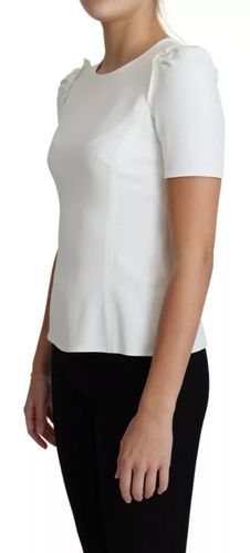 Viscose Stretch Short Sleeves Blouse Women's Top (Pre-Owned) - Dolce & Gabbana - Modalova