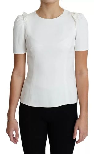Viscose Stretch Short Sleeves Blouse Women's Top (Pre-Owned) - Dolce & Gabbana - Modalova