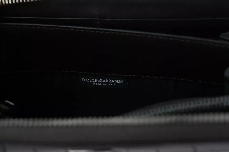 Exotic Leather Zip Around Continental Clutch Men's Wallet - Dolce & Gabbana - Modalova