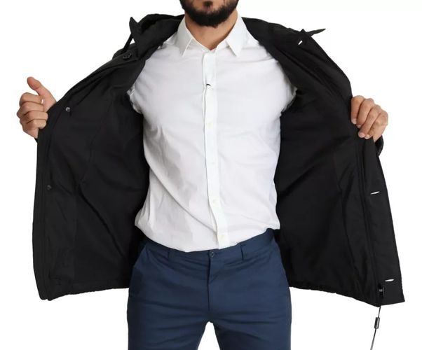 Hooded Polyester Men Coat Puffer Men's Jacket (Pre-Owned) - Dolce & Gabbana - Modalova