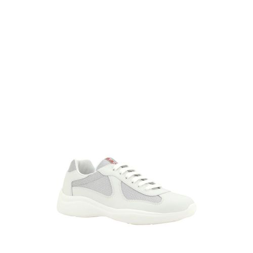Calf Leather Bos Taurus Athletic Men's Sneakers - Prada - Modalova