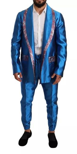 Jacquard Silk Formal 2 Piece Set Men's Suit (Pre-Owned) - Dolce & Gabbana - Modalova