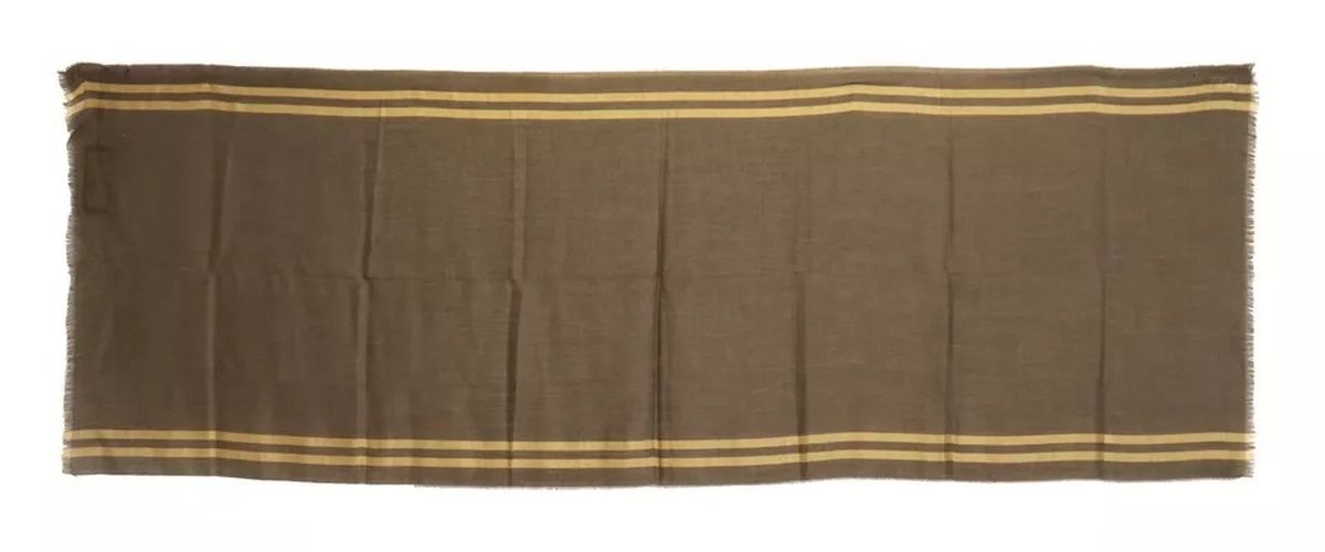 Striped Cashmere Wrap Fringes Men's Scarf (Pre-Owned) - Dolce & Gabbana - Modalova