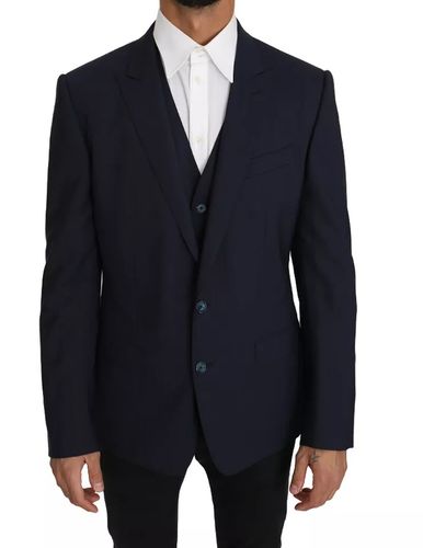 Wool MARTINI Blazer Vest 2 Men's Piece - Dolce & Gabbana - Modalova