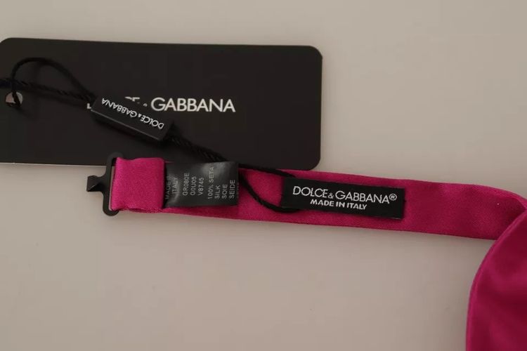Silk Adjustable Neck Bow Tie Men's Men - Dolce & Gabbana - Modalova