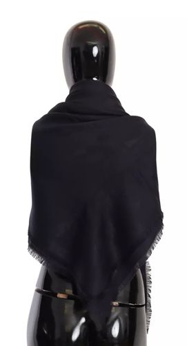 Solid Silk Wool Fringe Wrap Women's Scarf (Pre-Owned) - Dolce & Gabbana - Modalova