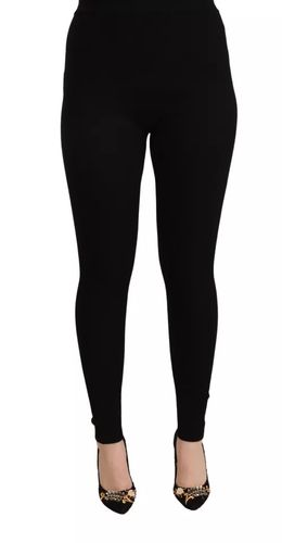 High Waist Stretch Pants Women's Tights - Dolce & Gabbana - Modalova