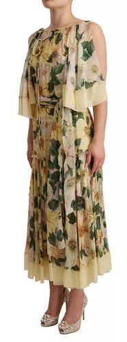 Silk Floral Print Long Maxi Women's Dress (Pre-Owned) - Dolce & Gabbana - Modalova