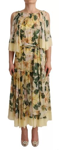 Silk Floral Print Long Maxi Women's Dress (Pre-Owned) - Dolce & Gabbana - Modalova
