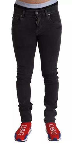 Running Denim Stretch Logo Skinny Men's Jeans (Pre-Owned) - Dolce & Gabbana - Modalova