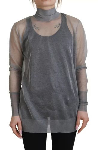 See Through Turtleneck Pullover Women's Sweater (Pre-Owned) - Dolce & Gabbana - Modalova