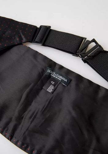 Silk Dotted Waist Tuxedo Belt Men's Cummerbund - Dolce & Gabbana - Modalova