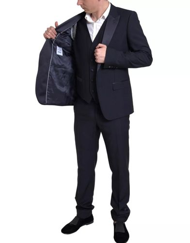 Blue 3 Piece Single Breasted MARTINI Men's Suit (Pre-Owned) - Dolce & Gabbana - Modalova