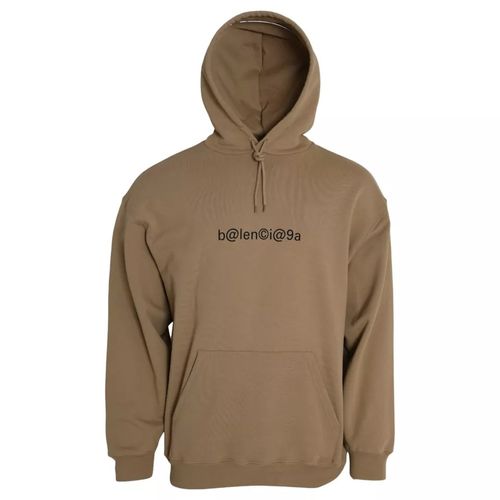 Cotton Symbolic Molleton Bouclette Hooded Men's Sweater (Pre-Owned) - Balenciaga - Modalova