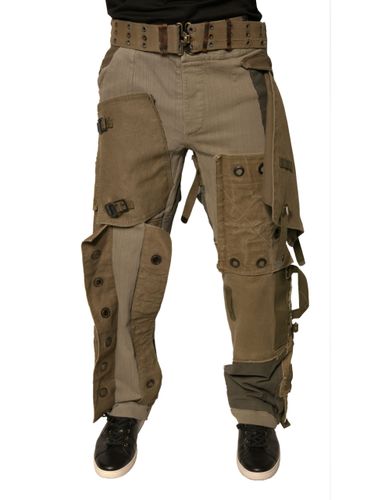 Reconstructed Flight Cargo Men's Pants - Dolce & Gabbana - Modalova