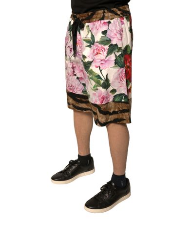 Floral Cotton Men Bermuda Men's Shorts (Pre-Owned) - Dolce & Gabbana - Modalova