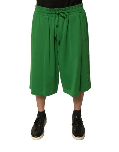 Cotton Blend Men Bermuda Men's Shorts - Dolce & Gabbana - Modalova