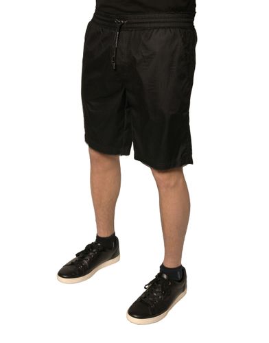 Polyester Jersey Mid Waist Men's Shorts - Dolce & Gabbana - Modalova