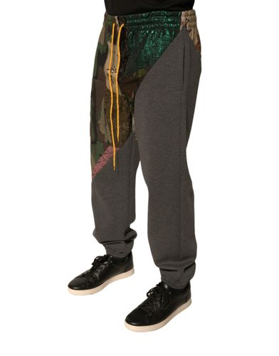 Patchwork Cotton Jogger SweatMen's Men's Pants - Dolce & Gabbana - Modalova