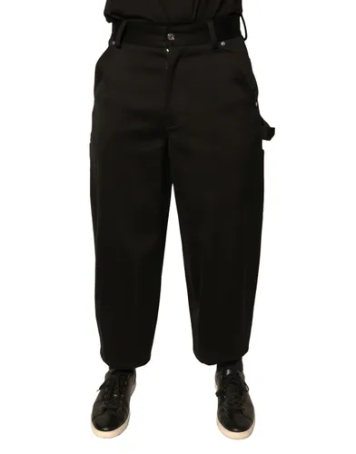 Cotton Mid Waist Cropped Men's Pants - Dolce & Gabbana - Modalova