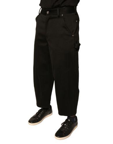 Cotton Mid Waist Cropped Men's Pants - Dolce & Gabbana - Modalova