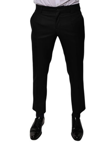 Wool Tapered Formal Dress Men's Pants - Dolce & Gabbana - Modalova