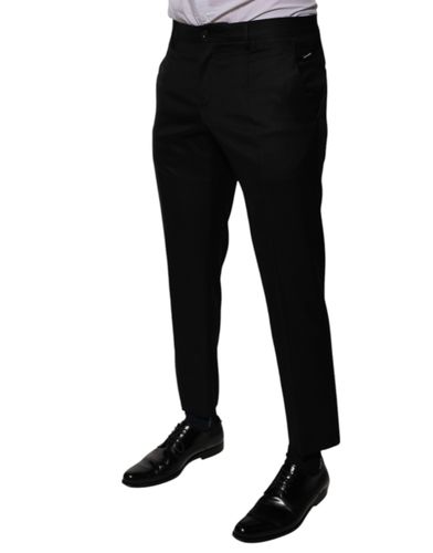 Wool Tapered Formal Dress Men's Pants - Dolce & Gabbana - Modalova