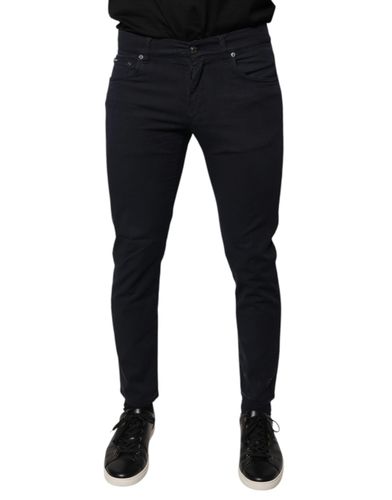 Logo Cotton Stretch Skinny Denim Men's Jeans (Pre-Owned) - Dolce & Gabbana - Modalova