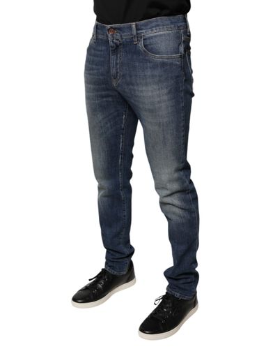 DG Crown Logo Cotton Skinny Denim Men's Jeans (Pre-Owned) - Dolce & Gabbana - Modalova