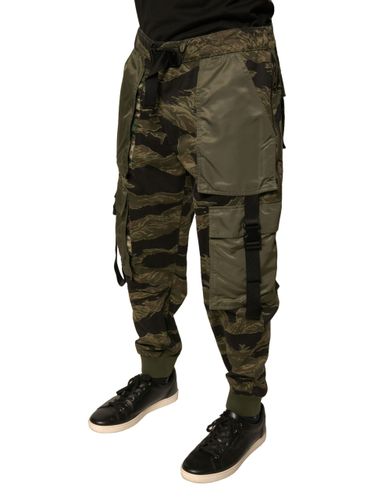 Cotton Jogger Cargo Men's Pants - Dolce & Gabbana - Modalova
