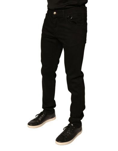 Logo Cotton Stretch Skinny Denim Men's Jeans (Pre-Owned) - Dolce & Gabbana - Modalova