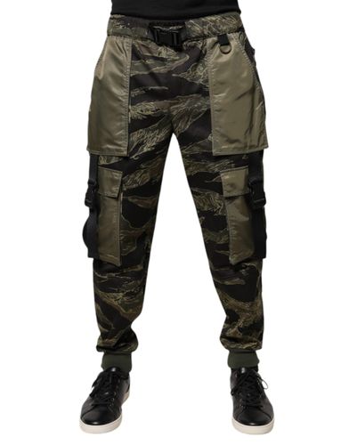 Cotton Jogger Cargo Men's Pants - Dolce & Gabbana - Modalova