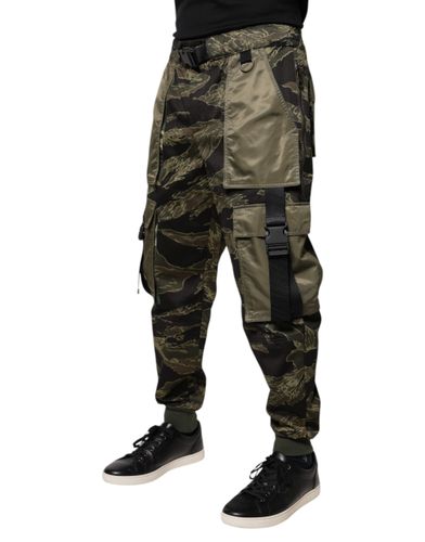 Cotton Jogger Cargo Men's Pants - Dolce & Gabbana - Modalova
